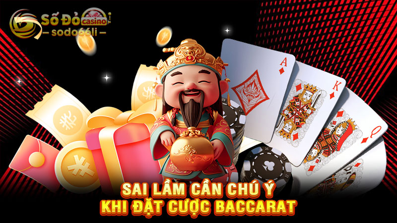 sai lầm cần chú ý khi đặt cược baccarat